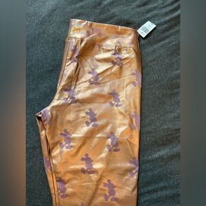 NWT- Disney rose gold leggings